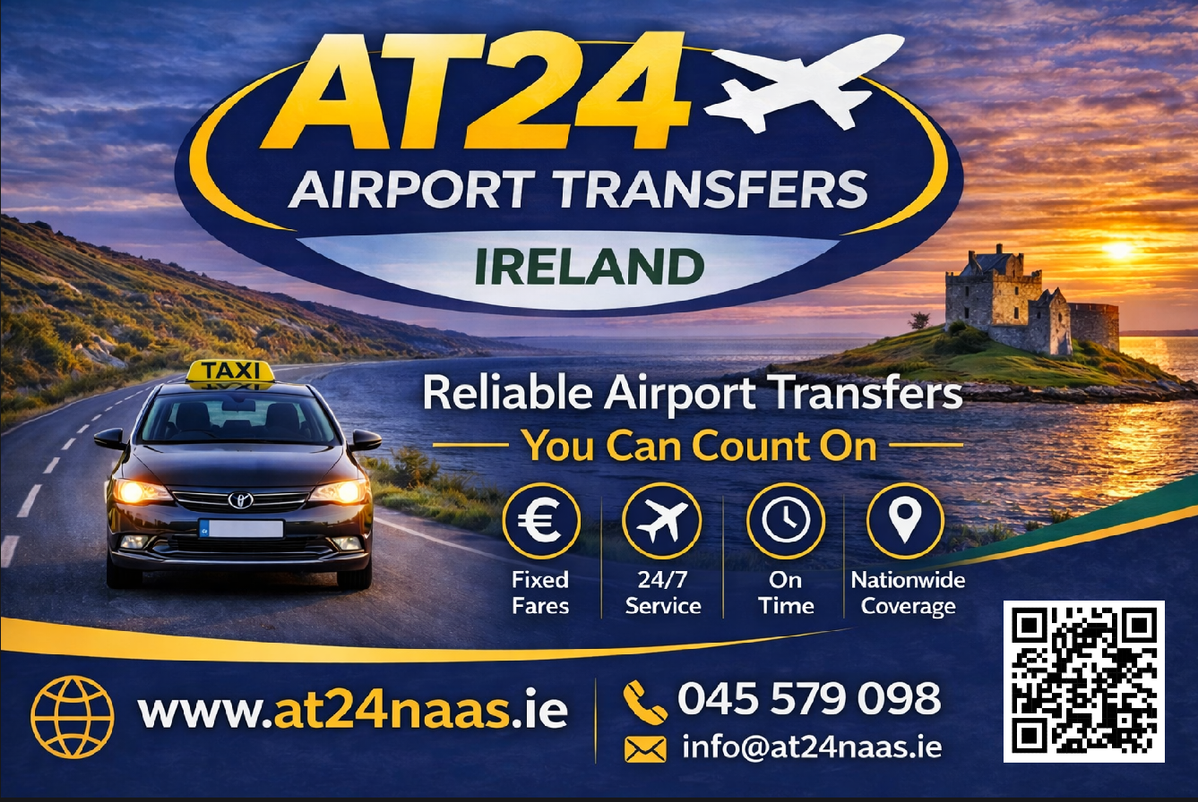 AT24 Airport Transfers Ireland advert